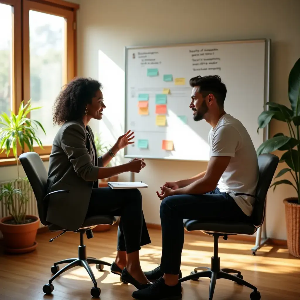 Modern office workspace